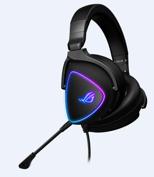 ゲーミングヘッドセット ROG Delta S ブラック ［USB-C＋USB-A /両耳 /ヘッドバンドタイプ］