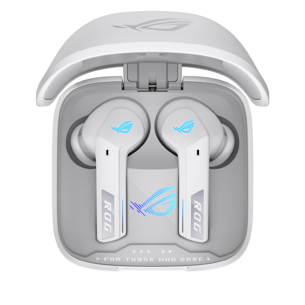 ゲーミングヘッドセット ROG Cetra True Wireless SpeedNova (R55ES ROG CETRA TWS SPEEDNOVA/WHT) ホワイト ［ワイヤレス（Bluetooth/USB-C＋USB-A） /両耳 /イヤホンタイプ］