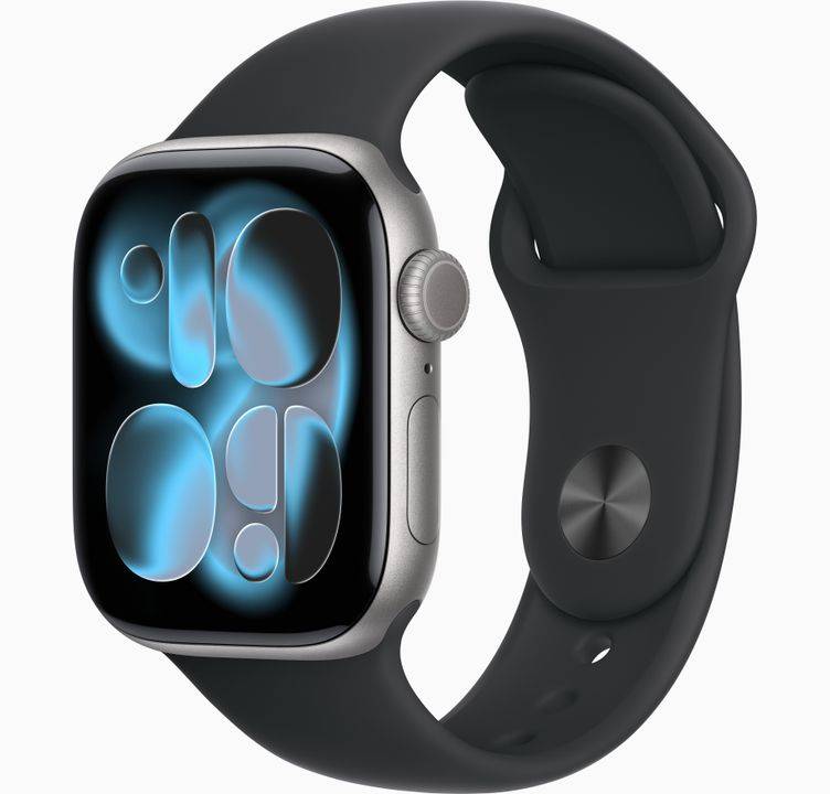Apple Watch Series 11 42mm GPS+Cellularモデル スペースグレイアルミニウムケース/ブラックスポーツバンド S/M MF8A4J/A 64GB