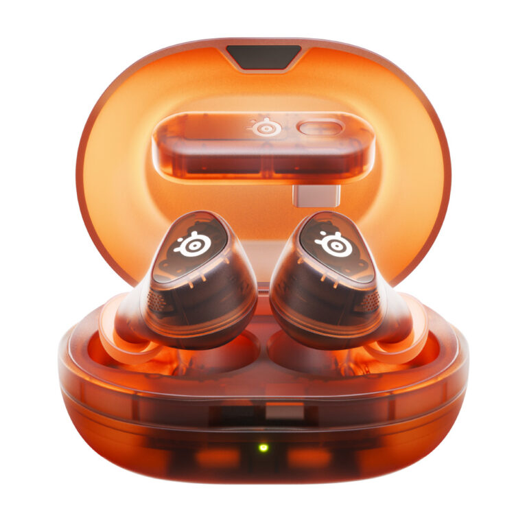 61683 ゲーミングヘッドセット Arctis GameBuds Glorange ［ワイヤレス（Bluetooth＋USB-C） /両耳 /イヤホンタイプ］