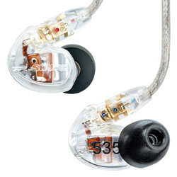 SHURE イヤホン カナル型 SE535-CL-J クリア [φ3.5mm ミニプラグ]