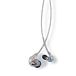 SHURE イヤホン カナル型 クリア SE425-CL-A [リモコン・マイク対応 /φ3.5mm ミニプラグ]