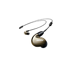 SHURE bluetooth イヤホン カナル型 ブロンズ SE846-BNZ+BT2-A [ワイヤレス(左右コード) /Bluetooth対応]