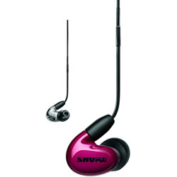 SHURE イヤホン カナル型 レッド AONIC5 [φ3.5mm ミニプラグ]
