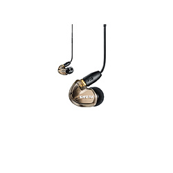 SHURE イヤホン カナル型 ブロンズ SE535-V+UNI-A [リモコン・マイク対応 /φ3.5mm ミニプラグ]