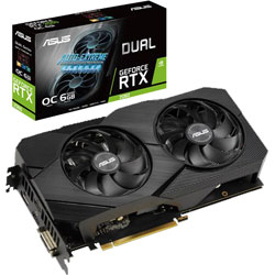 NVIDIA RTX 2060 Nvidia RTX2060搭載 ASUSグラフィックスカード DUAL-RTX2060-O6G-EVO