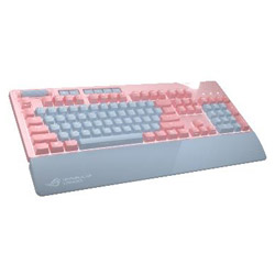 ASUS AURA SYNC対応CHERRY MX軸採用 メカニカルゲーミングキーボード(赤軸) ピンク STRIXFLAREPNK/RD/US