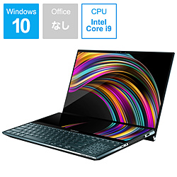 ASUS ノートパソコン ZenBook Pro Duo セレスティアルブルー UX581GV-9980 [15.6型 /Windows10 Pro /intel Core i9 /無し /メモリ:32GB /SSD:1TB /2019年8月モデル]