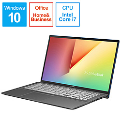 ASUS ノートパソコン VivoBook S15 ガンメタル S531FA-BQ229TS [15.6型 /Windows10 Home /intel Core i7 /メモリ:16GB /HDD:1TB /SSD:512GB /Office HomeandBusiness /2019年12月モデル]