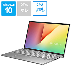 ASUS ノートパソコン VivoBook S15 トランスペアレントシルバー S531FA-BQ228T [15.6型 /Windows10 Home /intel Core i7 /メモリ:16GB /HDD:1TB /SSD:512GB /無し /2019年12月モデル]