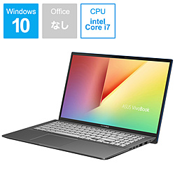 ASUS ノートパソコン VivoBook S15 ガンメタル S531FA-BQ229T [15.6型 /Windows10 Home /intel Core i7 /無し /メモリ:16GB /HDD:1TB /SSD:512GB /2019年12月モデル]