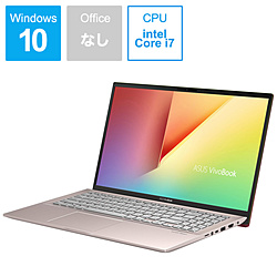 ASUS ノートパソコン VivoBook S15 パンクピンク S531FA-BQ231T [15.6型 /Windows10 Home /intel Core i7 /無し /メモリ:16GB /HDD:1TB /SSD:512GB /2019年12月モデル]
