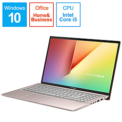 ASUS ノートパソコン VivoBook S15 パンクピンク S531FA-BQ256TS [15.6型 /Windows10 Home /intel Core i5 /メモリ:8GB /HDD:1TB /SSD:512GB /Office HomeandBusiness /2019年12月モデル]