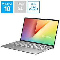 ASUS ノートパソコン VivoBook S15 トランスペアレントシルバー S531FA-BQ259T [15.6型 /Windows10 Home /intel Core i5 /無し /メモリ:8GB /HDD:1TB /SSD:512GB /2019年12月モデル]