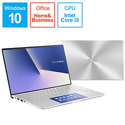 ASUS ノートパソコン ZenBook 13 アイシクルシルバー UX334FAC-A4116TS [13.3型 /Windows10 Home /intel Core i5 /メモリ:8GB /SSD:512GB /Office HomeandBusiness /2019年12月モデル]