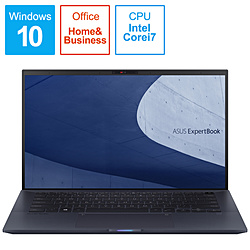 ASUS ノートパソコン ExpertBook B9 スターブラック B9450FA-BM0323TS [14.0型 /Windows10 Home /intel Core i7 /メモリ:16GB /SSD:1TB /Office HomeandBusiness /日本語版キーボード /2020年5月モデル]