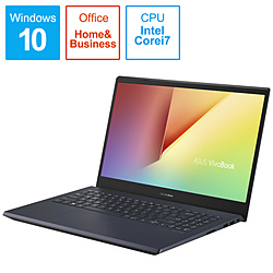 ASUS ノートパソコン スターブラック X571LH-AL084TS [15.6型 /Windows10 Home /intel Core i7 /メモリ:16GB /Optane:32GB /SSD:512GB /Office HomeandBusiness /2020年7月モデル]