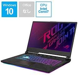 ASUS G512LU-I7G1660T ゲーミングノートパソコン ROG Strix G15 ブラック [15.6型 /Windows10 Home /intel Core i7 /メモリ:16GB /SSD:512GB /Officeソフトなし /2020年7月モデル]