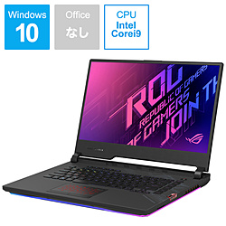 ASUS G532LWS-I9R2070S ゲーミングノートパソコン ROG Strix Scar 15 ブラック [15.6型 /Windows10 Home /intel Core i9 /メモリ:32GB /SSD:2TB /Officeソフトなし /2020年7月モデル]
