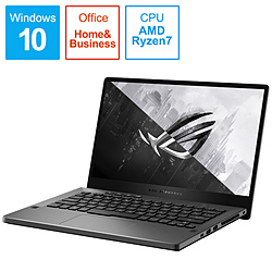 ASUS GA401IH-R7G1650F ゲーミングノートパソコン ROG Zephyrus G14 エクリプスグレー [14.0型 /Windows7 Home /AMD Ryzen 7 /メモリ:8GB /SSD:512GB /2020年6月モデル]