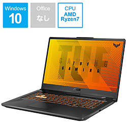 ASUS FA706II-R7G1650TBKS ゲーミングノートパソコン TUF Gaming A17 ボンファイヤ・ブラック [17.3型 /Windows10 Home /AMD Ryzen 7 /メモリ:16GB /SSD:512GB /2020年8月モデル]