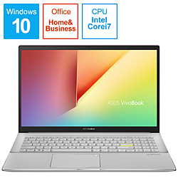 ASUS ノートパソコン VivoBook S15 リゾルトレッド S533EA-BQ031TS [15.6型 /Windows10 Home /intel Core i7 /メモリ:16GB /SSD:1TB /Office HomeandBusiness /日本語版キーボード /2020年12月モデル]