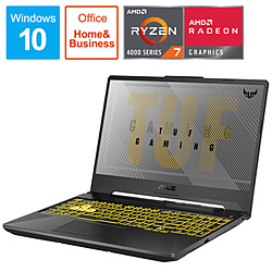 ASUS FA506IH-R7G1650F ゲーミングノートパソコン TUF Gaming A15 フォートレス・グレイ [15.6型 /Windows10 Home /AMD Ryzen 7 /メモリ:8GB /SSD:512GB /Office Home and Business /2020年9月モデル]