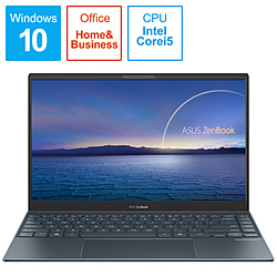 ASUS ノートパソコン ZenBook 13 パイングレー UX325EA-EG109TS [13.3型 /Windows10 Home /intel Core i5 /メモリ:8GB /SSD:512GB /Office HomeandBusiness /日本語版キーボード /2020年11月モデル]