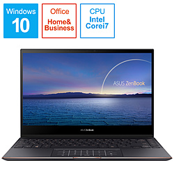 ASUS ノートパソコン ZenBook Flip S ジェードブラック UX371EA-HR015TS [13.3型 /Windows10 Home /intel Core i7 /メモリ:16GB /SSD:512GB /Office HomeandBusiness /2020年11月モデル]