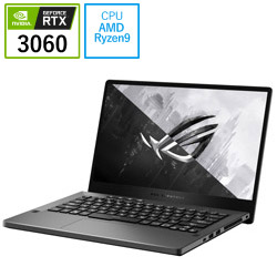 ASUS GA401QM-R9R3060GQ512 ゲーミングノートパソコン ROG Zephyrus G14 GA401 エクリプスグレー