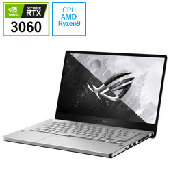 ASUS GA401QM-R9R3060WQBKS ゲーミングノートパソコン ROG Zephyrus G14 ムーンライトホワイト