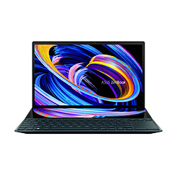 ASUS ノートパソコン ZenBook Duo 14 UX482EA セレスティアルブルー UX482EA-HY114T [14.0型 /Windows10 Home /intel Core i5 /メモリ:16GB /SSD:512GB /WPS Office /日本語版キーボード]