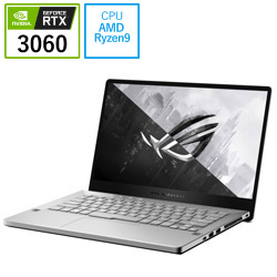 ASUS GA401QM-R9R3060WLQ16G ゲーミングノートパソコン ROG Zephyrus G14 GA401 ムーンライトホワイト