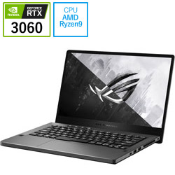 ASUS GA401QM-R9R3060GLQBKS ゲーミングノートパソコン ROG Zephyrus G14 エクリプスグレー [14.0型 /Windows10 Home /AMD Ryzen 9 /メモリ:16GB /SSD:1TB /Officeソフトなし /日本語版キーボード /2021年5月モデル]