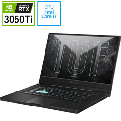ASUS FX516PE-I7R3050TG ゲーミングノートパソコン TUF Dash F15 エクリプスグレー [15.6型 /Windows10 Home /intel Core i7 /メモリ:16GB /SSD:1TB /Officeソフトなし /日本語版キーボード /2021年7月モデル]