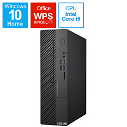 ASUS D500SC-I511400 デスクトップパソコン ExpertCenter D5 SFF D500SC ブラック [モニター無し /intel Core i5 /メモリ:16GB /HDD:1TB /SSD:512GB /2021年8月モデル]