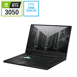 ASUS FX516PC-I5R3050G ゲーミングノートパソコン TUF Dash F15 エクリプスグレー [15.6型 /Windows10 Home /intel Core i5 /メモリ:8GB /SSD:512GB /Officeソフトなし /日本語版キーボード /2021年10月モデル]
