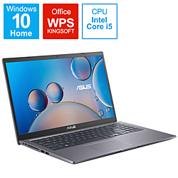 ASUS ノートパソコン スレートグレー X515JA-BQ1827T [15.6型 /Windows10 Home /intel Core i5 /メモリ:8GB /SSD:512GB /WPS Office /日本語版キーボード /2021年9月モデル]