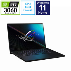 ASUS GU603ZM-I9R3060BY ゲーミングノートパソコン ROG Zephyrus M16 オフブラック [16.0型 /Windows11 Home /intel Core i9 /メモリ:16GB /SSD:512GB /Officeソフトなし /日本語版キーボード /2022年3月モデル]