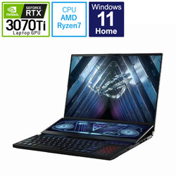 ASUS GX650RW-R76R3070TBY ゲーミングノートパソコン ROG Zephyrus Duo 16 (2022) GX650 ブラック