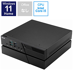 ASUS PB60G-B5372AD デスクトップパソコン Mini PC PB60G ブラック [モニター無し /Windows11 Home /intel Core i5 /メモリ:8GB /HDD:1TB /SSD:256GB /無し /2022年4月モデル]
