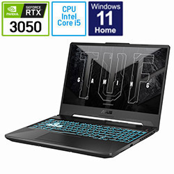 ASUS FX506HC-I5R3050W11K ゲーミングノートパソコン TUF Gaming F15 グラファイトブラック
