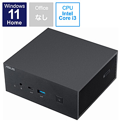 ASUS PN63-S1-S3092AD デスクトップパソコン Mini PC PN63-S1 ブラック [モニター無し /Windows11 Home /intel Core i3 /メモリ:8GB /SSD:128GB /無し /2022年7月モデル]