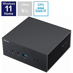 ASUS PN63-S1-S7094AD デスクトップパソコン Mini PC PN63-S1 ブラック [モニター無し /Windows11 Home /intel Core i7 /メモリ:16GB /SSD:256GB /無し /2022年7月モデル]
