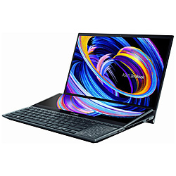 ASUS ノートパソコン ZenBook Pro Duo 15 OLED セレスティアルブルー UX582ZM-H2049X [15.6型 /Windows11 Pro /intel Core i7 /メモリ:16GB /SSD:512GB /無し /日本語版キーボード /2022年7月モデル]