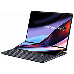 ASUS ノートパソコン Zenbook Pro 14 Duo OLED テックブラック UX8402ZA-M3033W [14.5型 /Windows11 Home /intel Core i7 /メモリ:16GB /SSD:512GB /WPS Office /日本語版キーボード /2022年8月モデル]