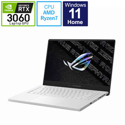 ASUS GA503RM-R76R3060WBY ゲーミングノートパソコン ROG Zephyrus G15 ムーンライトホワイト