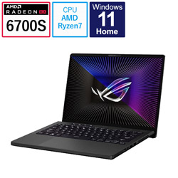 ASUS GA402RJ-R76RX6700SGL ゲーミングノートパソコン ROG Zephyrus G14 エクリプスグレー AniMe Matrix