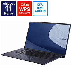 ASUS ノートパソコン ExpertBook B9 スターブラック B9400CBA-KC0207W [14.0型 /Windows11 Home /intel Core i5 /メモリ:16GB /SSD:512GB /WPS Office /日本語版キーボード /2022年8月モデル]