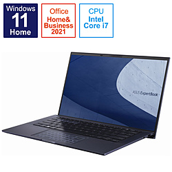 ASUS ノートパソコン ExpertBook B9 スターブラック B9400CBA-KC0218WS [14.0型 /Windows11 Home /intel Core i7 /メモリ:32GB /SSD:4TB /Office HomeandBusiness /日本語版キーボード /2022年8月モデル]